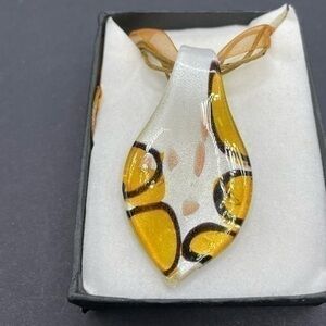 Authentic Venetian Glass necklace 436